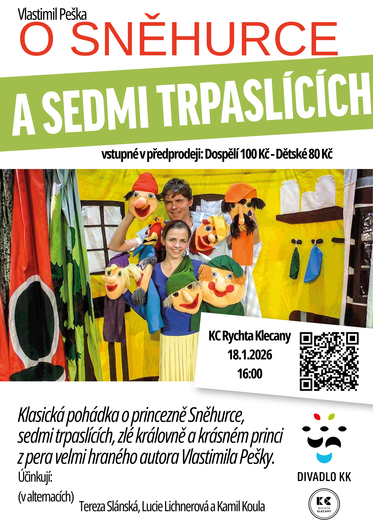 Plakát: O Sněhurce a sedmi trpaslících